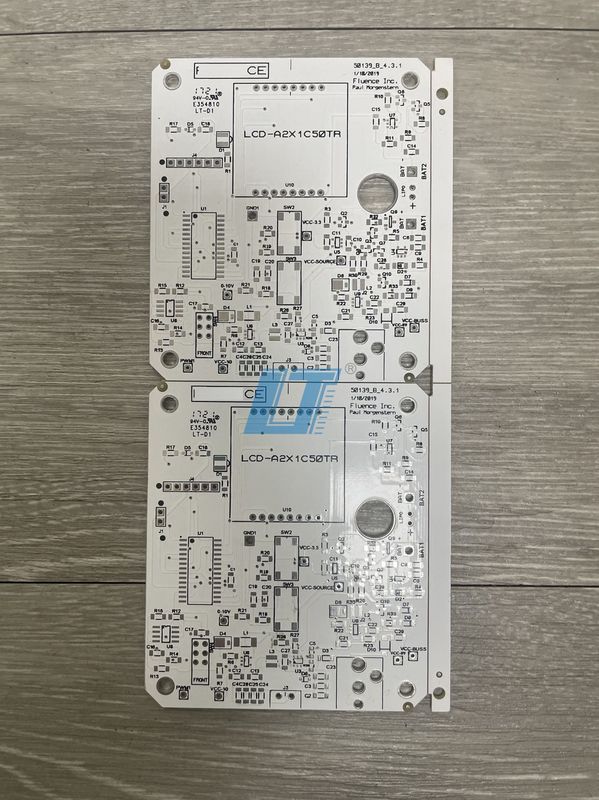 Metalen pcb met hoge thermische geleidbaarheid, PCB dikte 0,6-6,0 mm en afwerking op maat