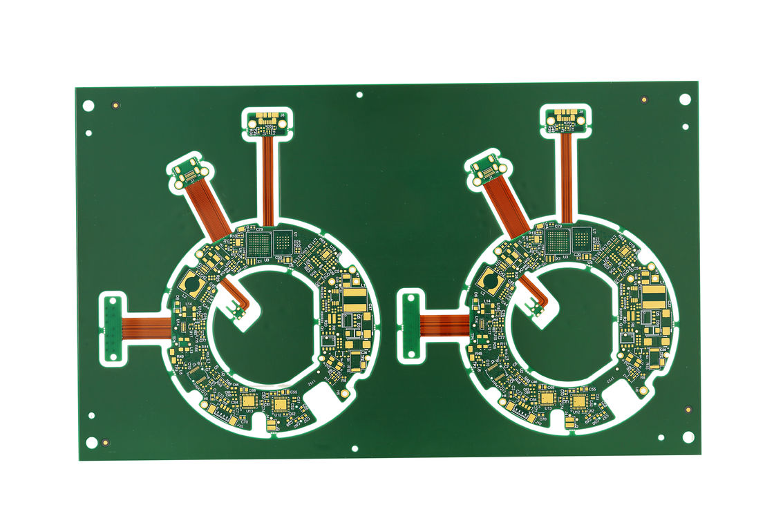 Goed flexibiliteit Flex Rigid Pcb Assembly 52L Max laag buigradius 0,5-10Mm