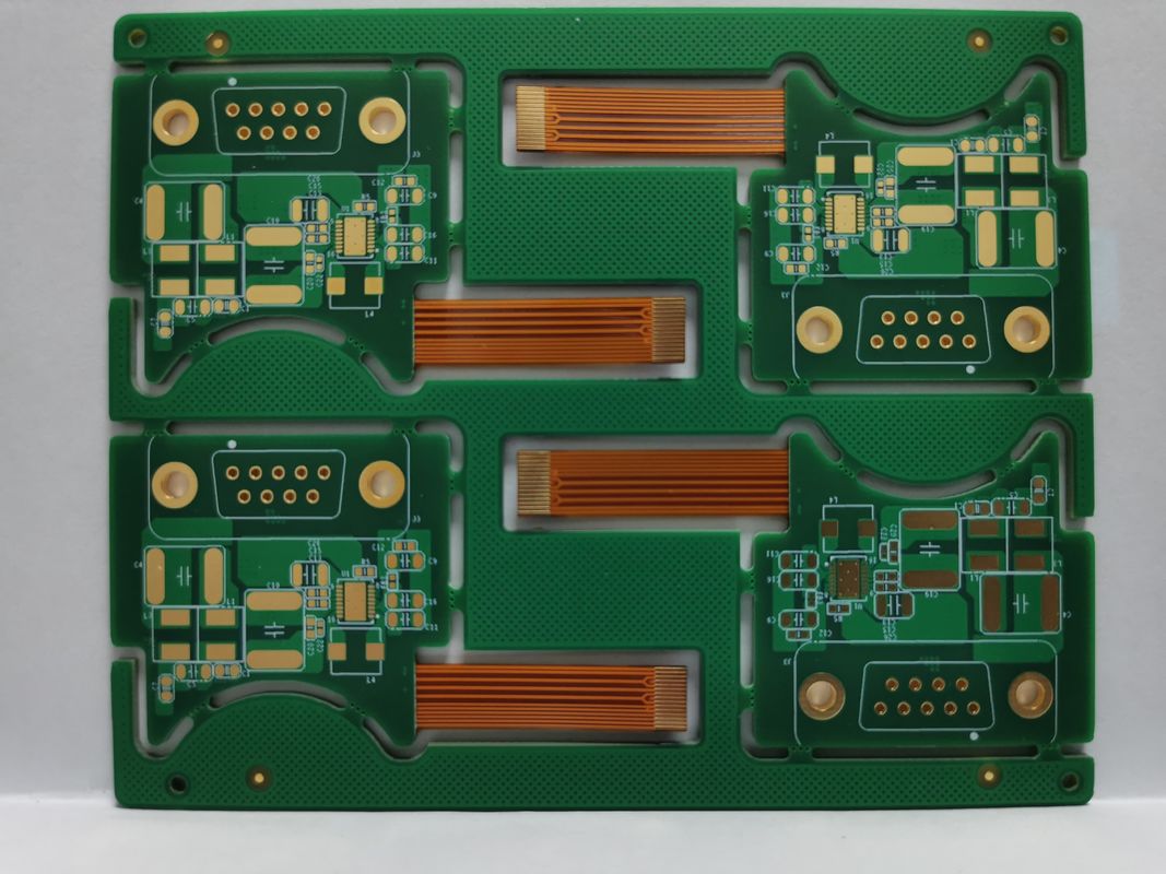 Sanforized Back Drill Rigid Flex PCB Met Hasl Lf Oppervlak 1-28 lagen Enig behandeling