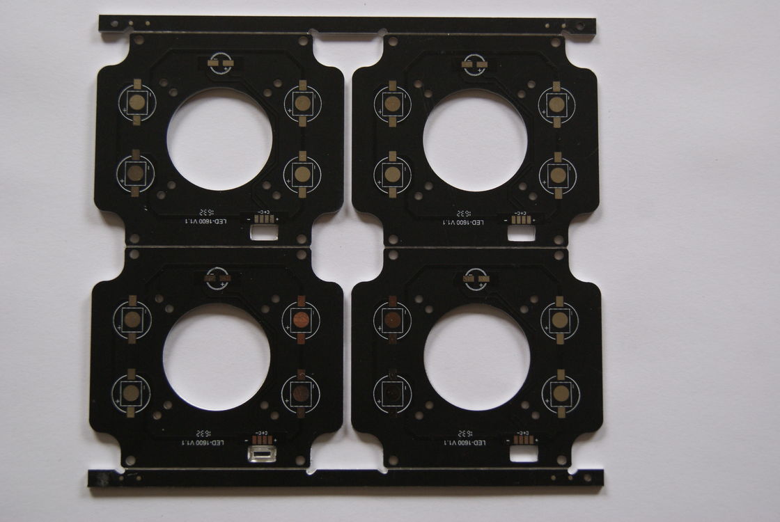Elektronische vervaardiging 1200 MM Lange gele zijdeplaat Polytronics PCB's voor duurzame materialen en apparaten