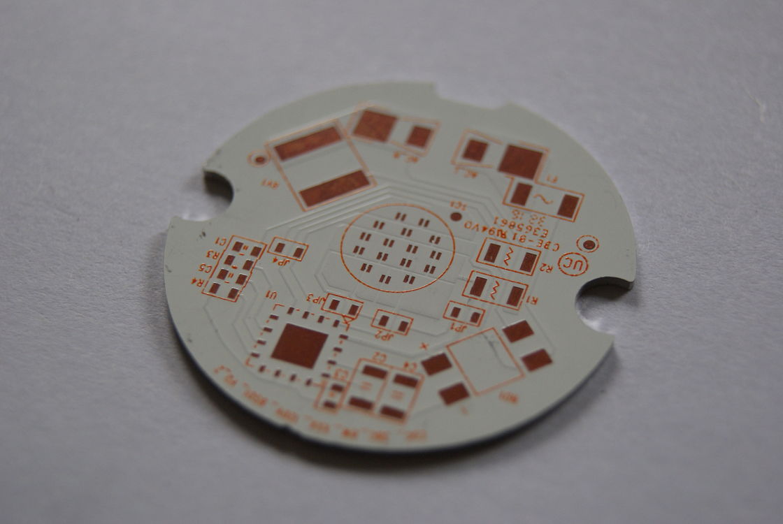 Custom Silkscreen IMS PCB Base Board Thermische geleidbaarheid Klanten vereist Solder Mask Kleur