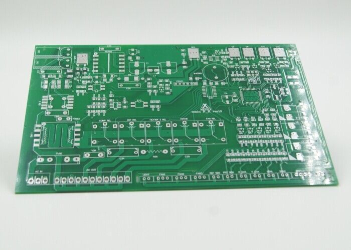 Precieze dubbelzijdige pcb met onderdompeling goud oppervlak 100% E test Groen soldeer Resist