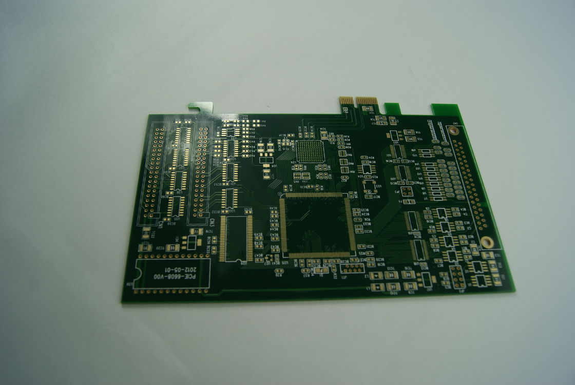 Oppervlakte 4 laag PCB-bord met HASL onderdompeling zilver 0,2 mm-6.0 mm