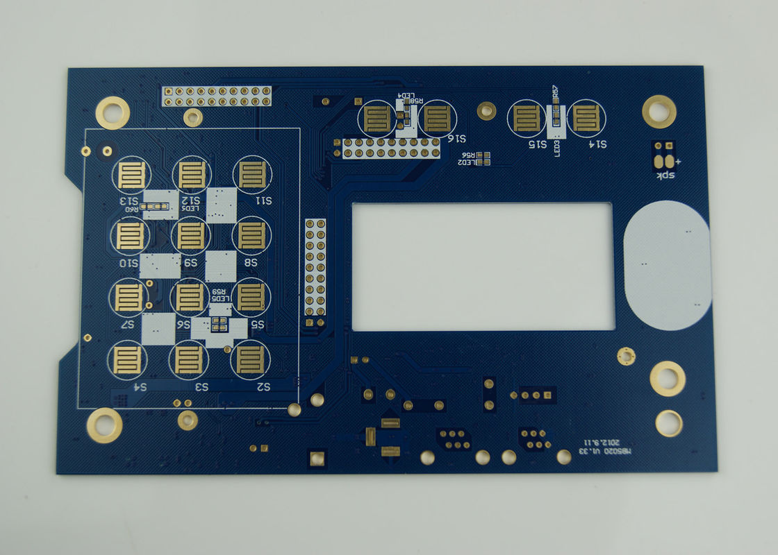 FR-4 Raw Material Double Layer PCB 1,6 mm voor temperatuur- en spanningsomgevingen