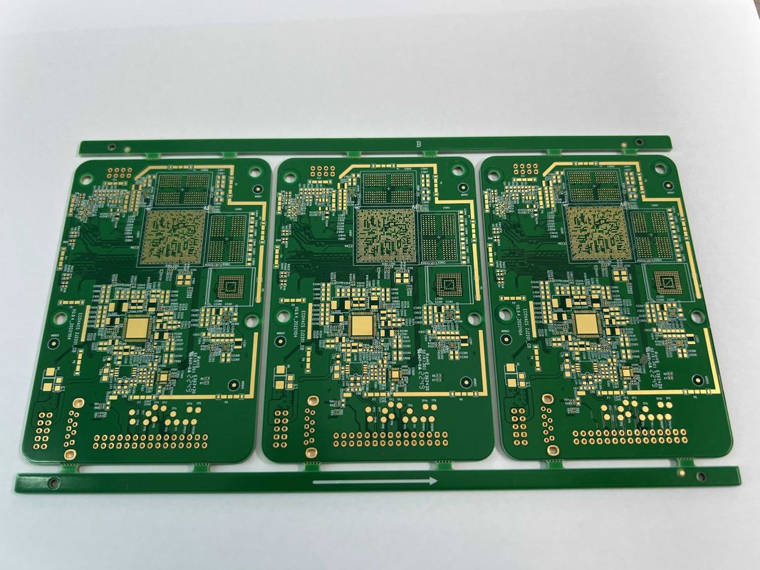 Gold Finger Multilayer PCB Board met HASL-oppervlak en 0.2 mm Min.