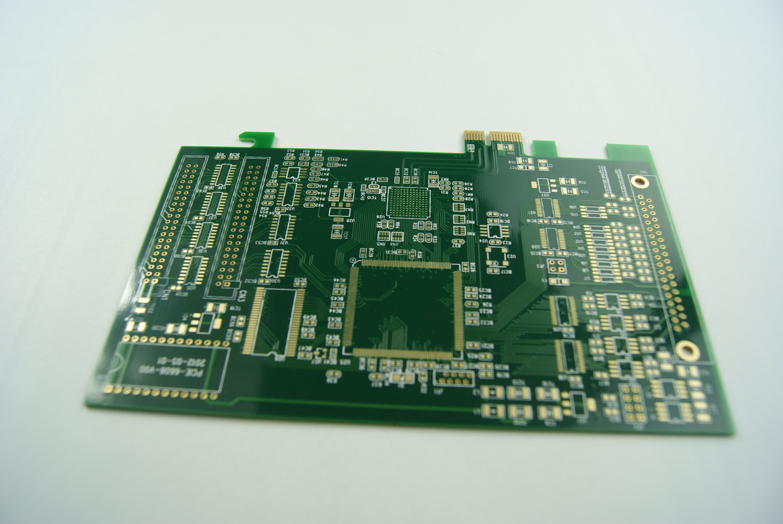 0.10mm Minimum Hole Diameter Multilayer Printed Circuit Board voor geavanceerde PCB-productie Single Layer Immersion Gold