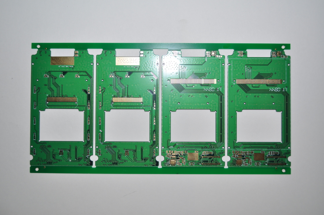 Afgewerkte koper van 35um en 1,6 mm Dikte van het plaatje Dubbelzijdig PCB voor elektronische apparaten