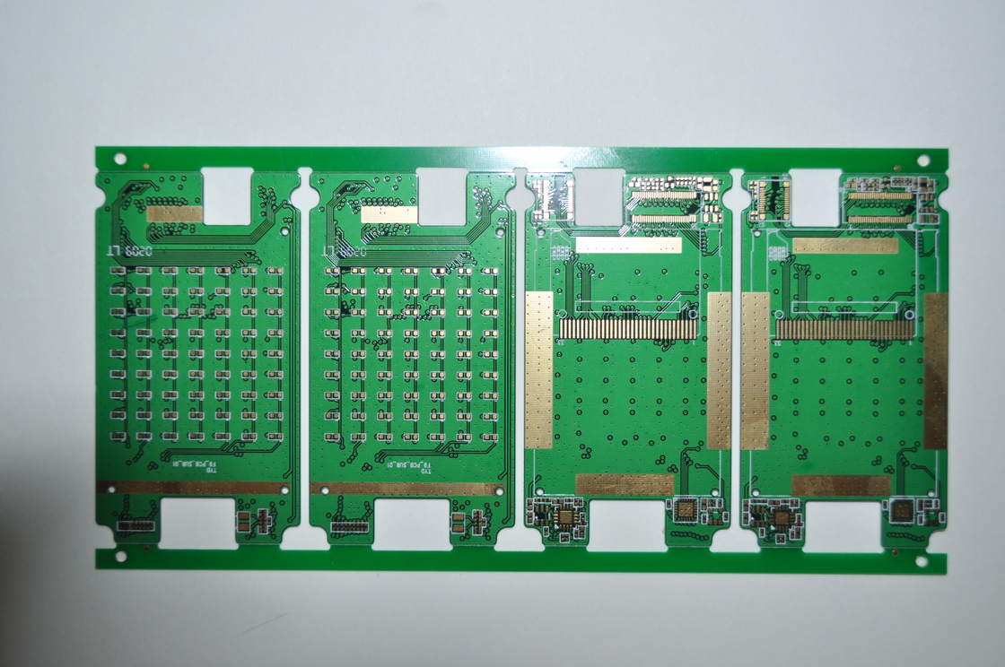 5 Mil geleiderruimte Dubbelzijdig PCB met standaardtechnologie en PCB-ontwerp/PCB-assemblage