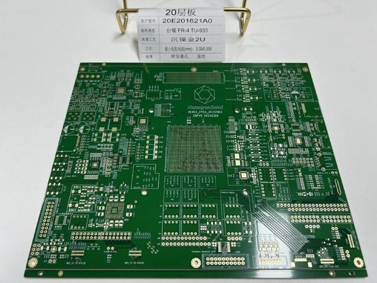 20 laag pcb-bord met multi-groep impedantiebeheersing VIPPO onder pasta TU-933