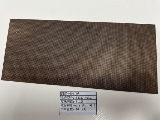 Hoogdichtheid Interconnect PCB Board Met Lamp Socket Support LED Screen HDI Prototype 4L 1+N+1 Quickturn